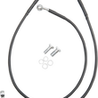 Load image into Gallery viewer, Brake Line - Front - Black - +6" - FXDB '12-'17 DragSpecialties 612135-6BLK - Main Product View