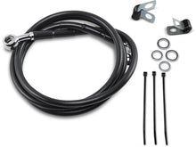 Load image into Gallery viewer, Brake Line - Front - Black - +8" DragSpecialties 640113-8BLK - Main Product View