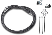 Load image into Gallery viewer, Brake Line - Front - Black DragSpecialties 640113-BLK - Main Product View