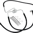 Load image into Gallery viewer, Brake Line - Front (Lower/Upper) - Black DragSpecialties 640116-BLK - Main Product View