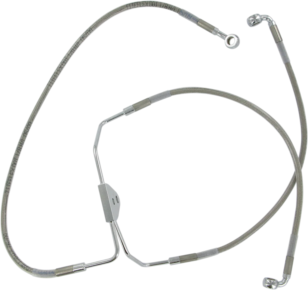 Brake Line - Front (Lower/Upper) - Stainless Steel DragSpecialties 620085 - Main Product View