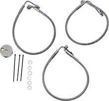Load image into Gallery viewer, Brake Line - Front (Lower/Upper) - Stainless Steel DragSpecialties 640117 - Main Product View