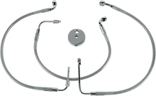 Load image into Gallery viewer, Brake Line - Front (Lower/Upper) - Stainless Steel DragSpecialties 640312 - Main Product View
