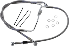 Load image into Gallery viewer, Brake Line - Front (Lower/Upper) - Stainless Steel DragSpecialties 660325 - Main Product View