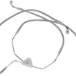 Load image into Gallery viewer, Brake Line - Front (Lower/Upper) - Stainless Steel DragSpecialties 660411 - Main Product View