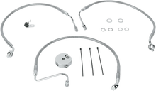 Load image into Gallery viewer, Brake Line - Front (Lower/Upper) - Stainless Steel DragSpecialties 660510 - Main Product View