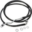 Load image into Gallery viewer, Brake Line - Front (Upper) - Black - +4" DragSpecialties 615220-4BLK - Main Product View