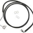Load image into Gallery viewer, Brake Line - Front (Upper) - Black - +8" DragSpecialties 615220-8BLK - Main Product View