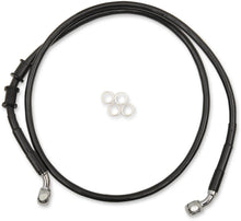 Load image into Gallery viewer, Brake Line - Front (Upper) - Black DragSpecialties 614766-BLK - Main Product View