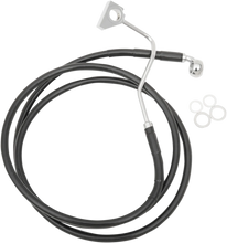 Load image into Gallery viewer, Brake Line - Front (Upper) - Black DragSpecialties 615220-BLK - Main Product View
