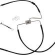 Load image into Gallery viewer, Brake Line - Front (Upper) - Black DragSpecialties 618566-BLK - Main Product View