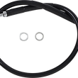 Load image into Gallery viewer, Brake Line - Front (Upper) - Black DragSpecialties 618601-BLK - Main Product View