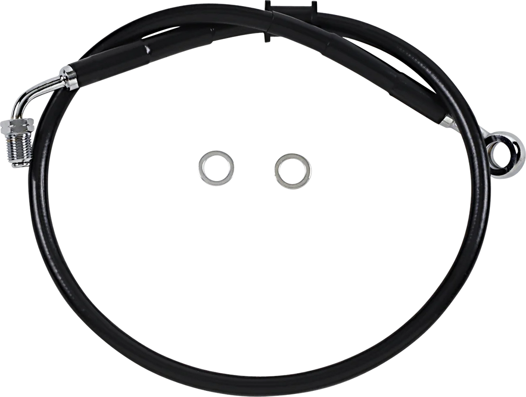 Brake Line - Front (Upper) - Black DragSpecialties 618620-BLK - Main Product View