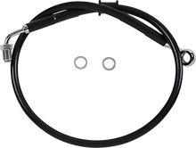 Load image into Gallery viewer, Brake Line - Front (Upper) - Black DragSpecialties 618620-BLK - Main Product View