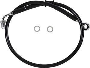 Brake Line - Front (Upper) - Black DragSpecialties 618620-BLK - Main Product View