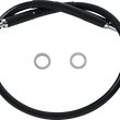 Load image into Gallery viewer, Brake Line - Front (Upper) - Black DragSpecialties 618631-BLK - Main Product View