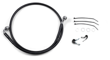Load image into Gallery viewer, Brake Line - Front (Upper) - Black DragSpecialties 640112-BLK - Main Product View