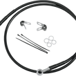Load image into Gallery viewer, Brake Line - Front (Upper) - Black DragSpecialties 640115-BLK - Main Product View