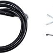 Load image into Gallery viewer, Brake Line - Front (Upper) - Black DragSpecialties 640210-BLK - Main Product View