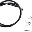 Load image into Gallery viewer, Brake Line - Front (Upper) - Black DragSpecialties 660310-BLK - Main Product View