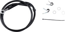 Load image into Gallery viewer, Brake Line - Front (Upper) - Black DragSpecialties 660313-BLK - Main Product View