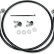 Load image into Gallery viewer, Brake Line - Front (Upper) - Black DragSpecialties 660313-BLK - Side View
