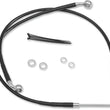 Load image into Gallery viewer, Brake Line - Front (Upper) - Black DragSpecialties 660322-BLK - Side View