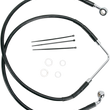 Load image into Gallery viewer, Brake Line - Front (Upper) - Black DragSpecialties 660328-BLK - Main Product View