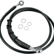 Load image into Gallery viewer, Brake Line - Front (Upper) - Black DragSpecialties 680214BLK - Main Product View