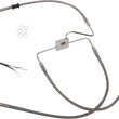 Load image into Gallery viewer, Brake Line - Front (Upper) - Stainless Steel DragSpecialties 618566 - Main Product View