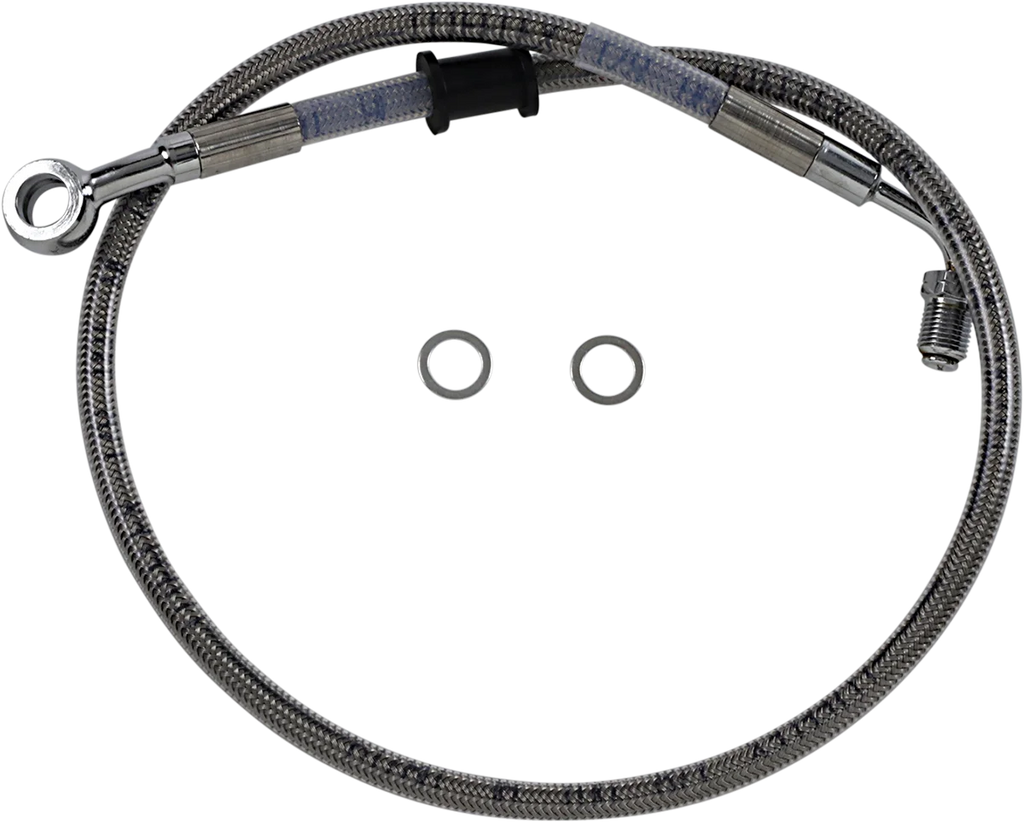 Brake Line - Front (Upper) - Stainless Steel DragSpecialties 618620 - Main Product View