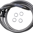Load image into Gallery viewer, Brake Line - Front (Upper) - Stainless Steel DragSpecialties 618763 - Main Product View