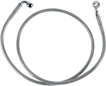 Load image into Gallery viewer, Brake Line - Front (Upper) - Stainless Steel DragSpecialties 640110 - Main Product View