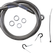 Load image into Gallery viewer, Brake Line - Front (Upper) - Stainless Steel DragSpecialties 640210 - Main Product View