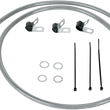 Load image into Gallery viewer, Brake Line - Front (Upper) - Stainless Steel DragSpecialties 660214 - Main Product View