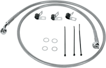 Load image into Gallery viewer, Brake Line - Front (Upper) - Stainless Steel DragSpecialties 660214 - Main Product View
