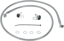 Load image into Gallery viewer, Brake Line - Front (Upper) - Stainless Steel DragSpecialties 660310 - Main Product View