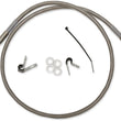Load image into Gallery viewer, Brake Line - Front (Upper) - Stainless Steel DragSpecialties 660313 - Main Product View
