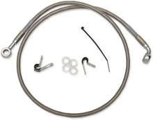 Load image into Gallery viewer, Brake Line - Front (Upper) - Stainless Steel DragSpecialties 660313 - Main Product View