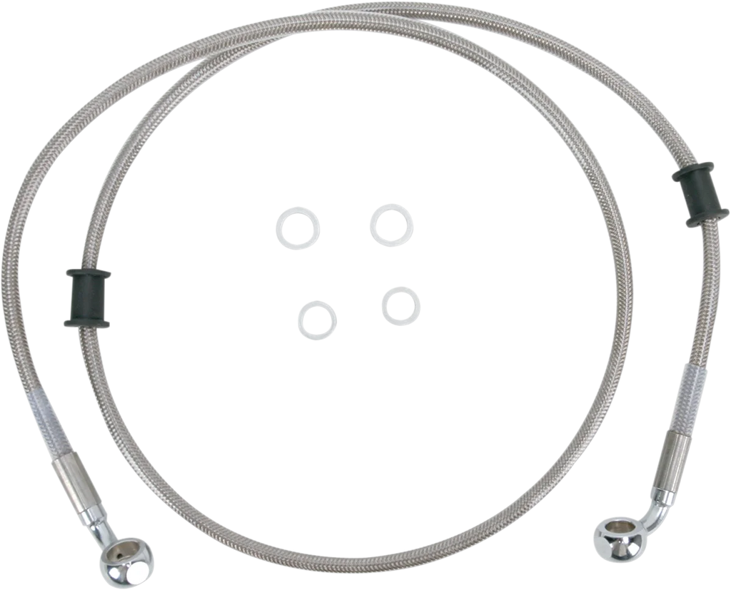 Brake Line - Front (Upper) - Stainless Steel DragSpecialties 660323 - Main Product View