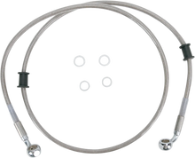 Load image into Gallery viewer, Brake Line - Front (Upper) - Stainless Steel DragSpecialties 660323 - Main Product View