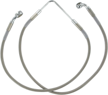 Load image into Gallery viewer, Brake Line - Front (Upper) - Stainless Steel DragSpecialties 660328 - Main Product View