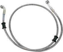 Load image into Gallery viewer, Brake Line - Front (Upper) - Stainless Steel DragSpecialties 660330 - Main Product View