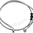 Load image into Gallery viewer, Brake Line - Front (Upper) - Stainless Steel DragSpecialties 680210 - Main Product View