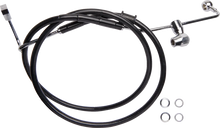 Load image into Gallery viewer, Brake Line - Rear - ABS - Black DragSpecialties 6142100-BLK - Main Product View