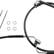 Load image into Gallery viewer, Brake Line - Rear - ABS - Stainless Steel DragSpecialties 6142100 - Side View