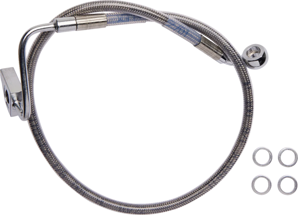 Brake Line - Rear - ABS - Stainless Steel DragSpecialties 6172101 - Main Product View