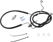 Load image into Gallery viewer, Brake Line - Rear - Black - +3" Non ABS DragSpecialties 621225-3BLK - Main Product View