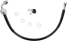 Load image into Gallery viewer, Brake Line - Rear - Black DragSpecialties 640111-BLK - Main Product View
