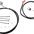 Load image into Gallery viewer, Brake Line - Rear - Black DragSpecialties 640220-BLK - Main Product View